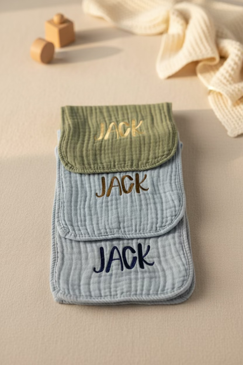 Baby Boy Burp Cloths