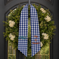 OKC City of Champs Gingham Wreath Sash